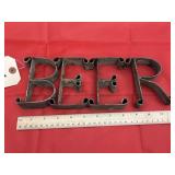 Beer Metal Sign