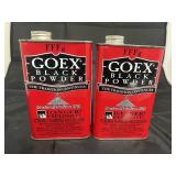 2 - Goex Black Powder Tins w/Powder - NEW