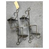 2 - Metal Wall Hanging Shelves