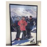 Framed "Ski" Pic 20"x30"