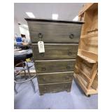 5-Drawer Chest of Drawers 24"L x 13"W x 45"H