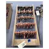 Wooden Organizer w/Clamps
