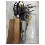 Scissors - Xacto Knife in Wood Case