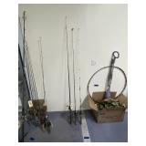 3 Pcs - Assorted Fishing Rods & Reels