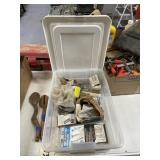 Plastic Bin w/Screws - Nails - Bolts & More
