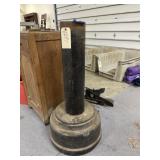 Cast Iron Pipe on Stand 38"H