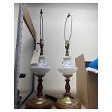 Pair Table Lamps - no shades