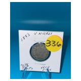 1883 V-Nickel Very Fine w/out Cents