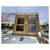 Wooden Cabinet 36"L x 13"W x 33"H - As Is