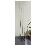 3 Pcs - Assorted Fishing Rods & Reels
