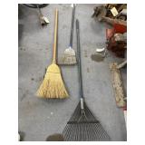 3 Pcs - Broom & Rake