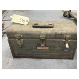 Craftsman Metal Tool Box w/Assorted Bolts