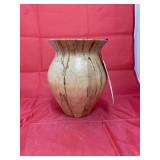 Bill Case Handmade Wooden Spalted Maple Vase