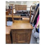 Wooden Wash Station 25"L x 16"W x 52"H