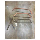 4 Pcs - Hand Saws & Hedge Trimmer