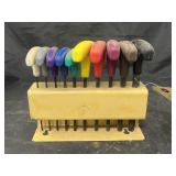 10 Pc Assorted T-Handle Hex Key