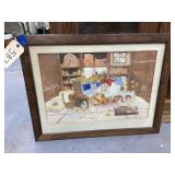 Framed Wall Pic 27"x21"