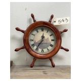 Ship Wheel Wall Clock