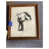 Framed Pic by Jamee Hughes "The Master