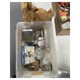 Plastic Bin w/Screws - Nails - Bolts & More