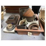 2 Piles - Assorted Flower Pots