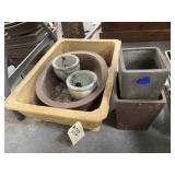 6 - Assorted Flower Pots