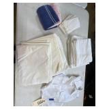 Pile of Button Front Shirts - Towels - Sheets