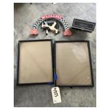 4 Pcs - Pic Frames - Welcome Sign - Alarm Clock