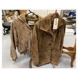 2 - Suede Jackets Sz Unk & Sz 10