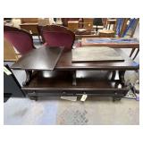 Wooden Table w/Drawers 56"L x 20"W x 28"H