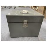 Metal Portable File Cabinet w/Dividers
