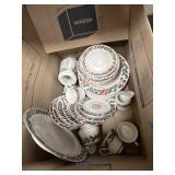 Box of Royal Majestic Fine China & More