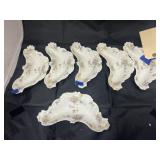 6 Pcs - Elite Works China Fish Bone Plates