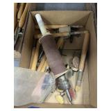 Box w/Wood Chisels - Wood Grinding Pads