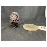 2 Pcs - Coaster & Egg Trinket Box