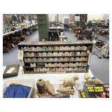 Metal Organizing Bin w/Contents