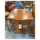 Wooden Side Table w/Drawer