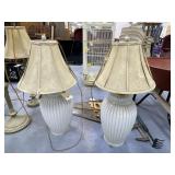 Pair Table Lamps w/Shades