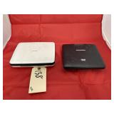 2 - Portable DVD Players - Phillips & Sylvania