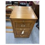 Wood 2-Drawer File Cabinet 19"L x 24"W x 30"H