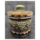Fenton Carnival Glass Jar w/Lid
