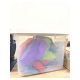 Plastic Bin w/Reusable Pet Diapers