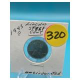 1943-P Lincoln Wheat Steel Cent - Uncirculated