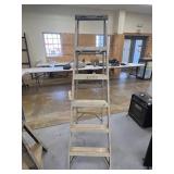 Aluminum 5-Step Folding Ladder 6ft