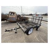 Single Axle 5x8 Trailer w/Drop Ramp & Spare
