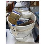 Hooks & Fishing Supplies in Plastic 5 Gal Bucket