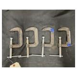 4 -3" C Clamps