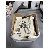 Box of Assorted Vinyl Records