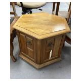 Wooden Side Table w/Storage