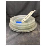 6 Pcs - Assorted Glass Plates